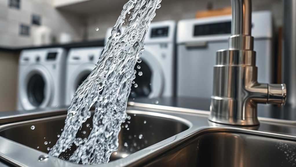water pressure affects appliance performance