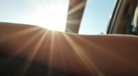 car windows block sunburn