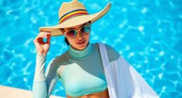 chic sun protective swimwear