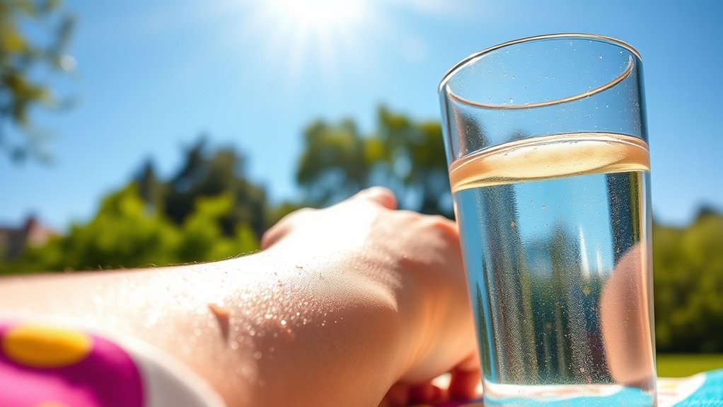 hydration supports sun protection prevents