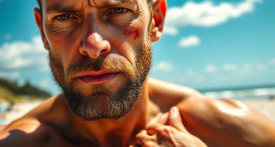 men s sunburn care errors