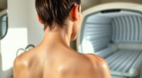 prepping skin for tanning