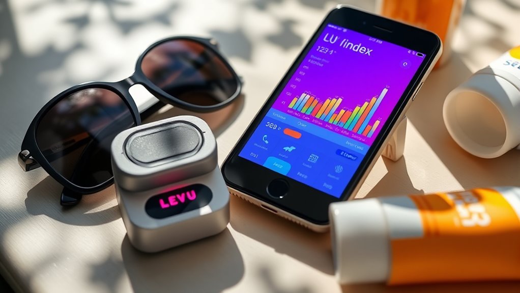 real time uv exposure monitoring