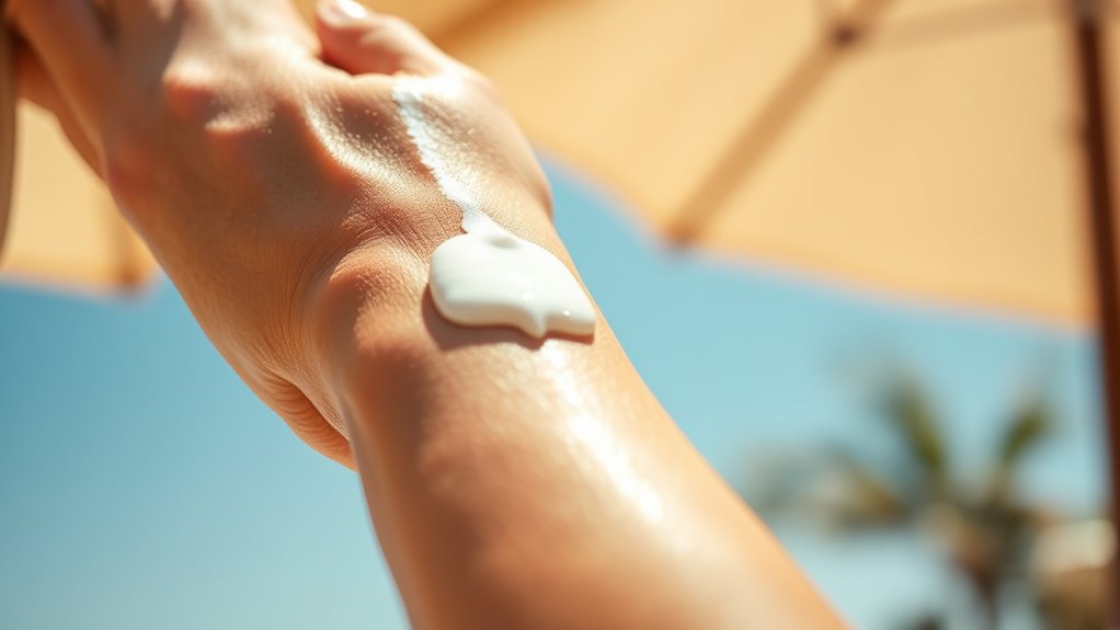 reapply sunscreen regularly