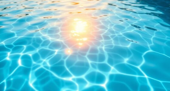 reflective pool sunburn danger