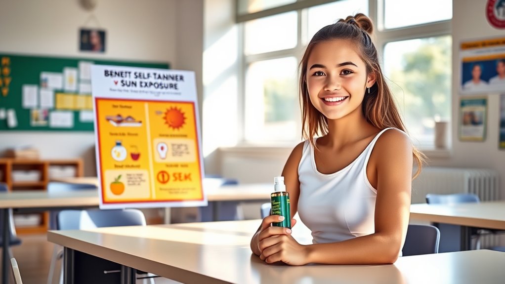 safe even sunless tanning