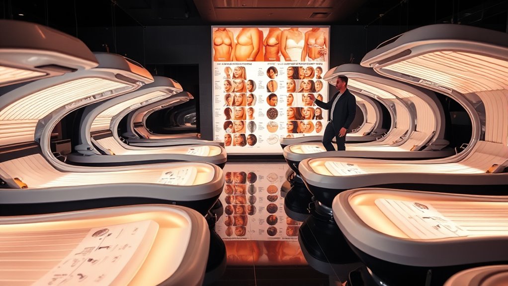 select appropriate tanning bed