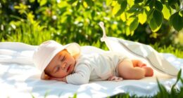shield infants from sun