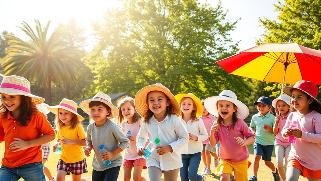 sun protection during recess