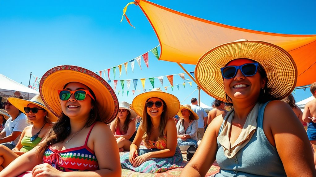 wear uv protective festival clothing