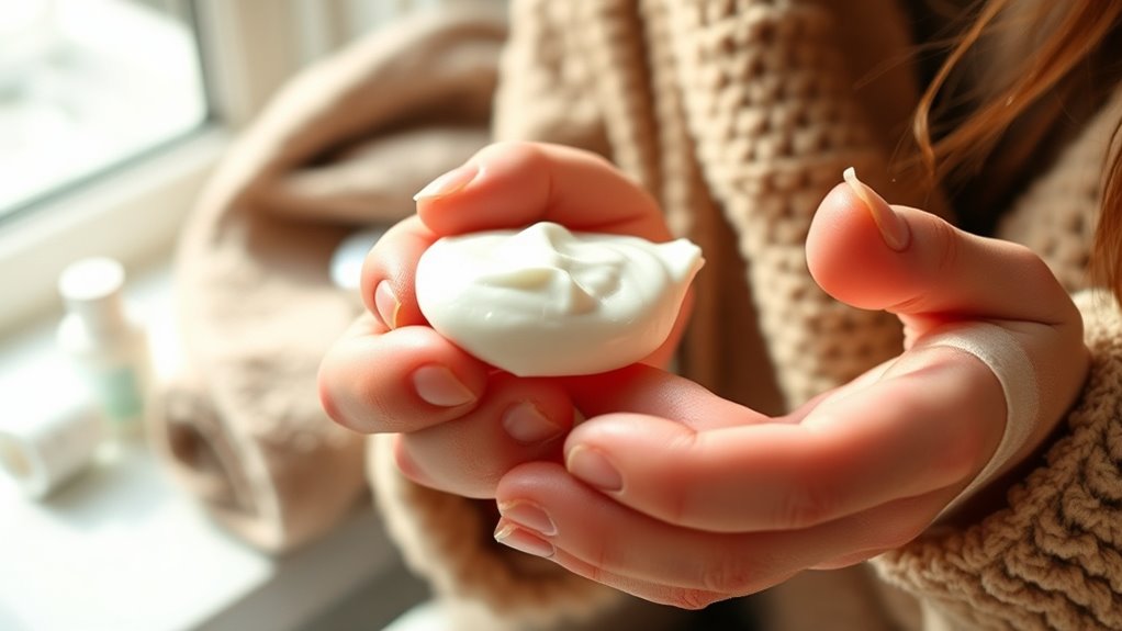winter skincare preparation