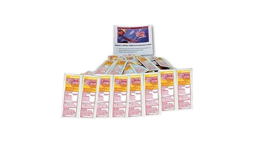 100 pack spf30 sunscreen