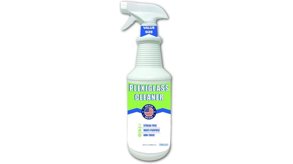 acrylic surface cleaner bottle