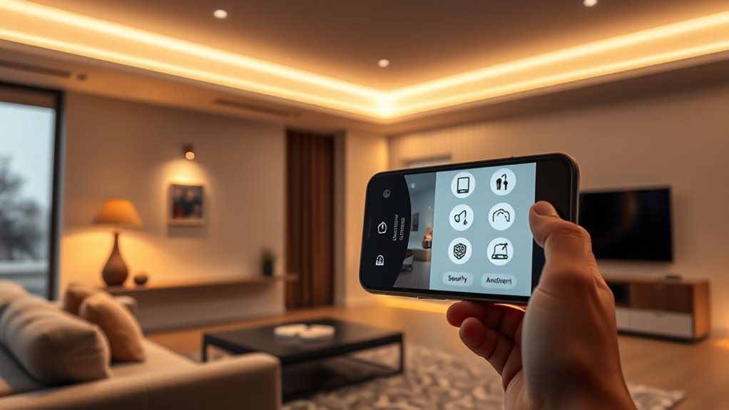 adaptive security lighting automation