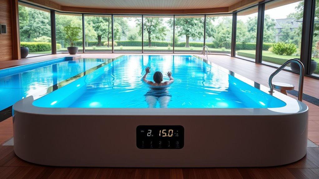 adjust water temperature for healing