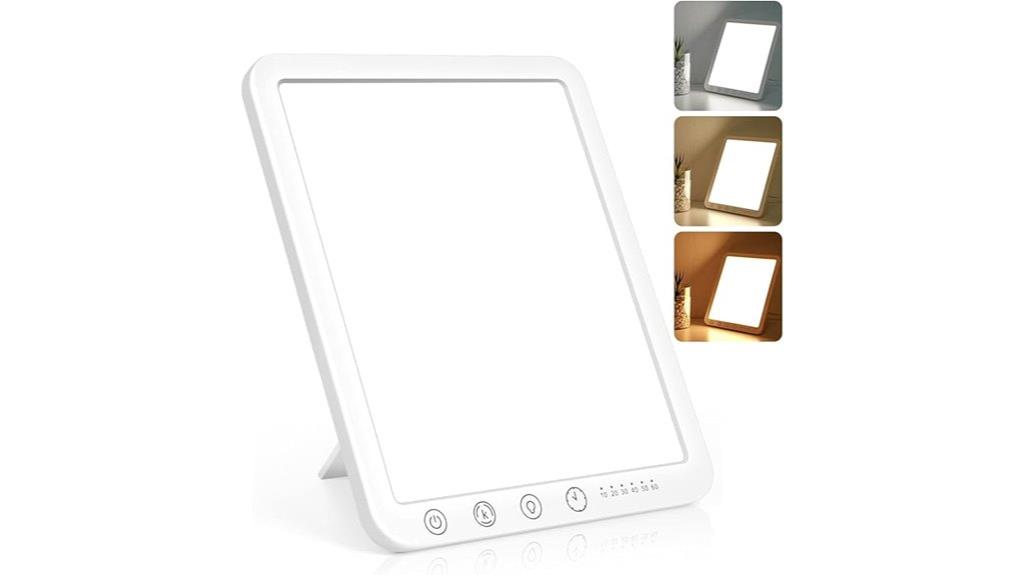 adjustable brightness light therapy