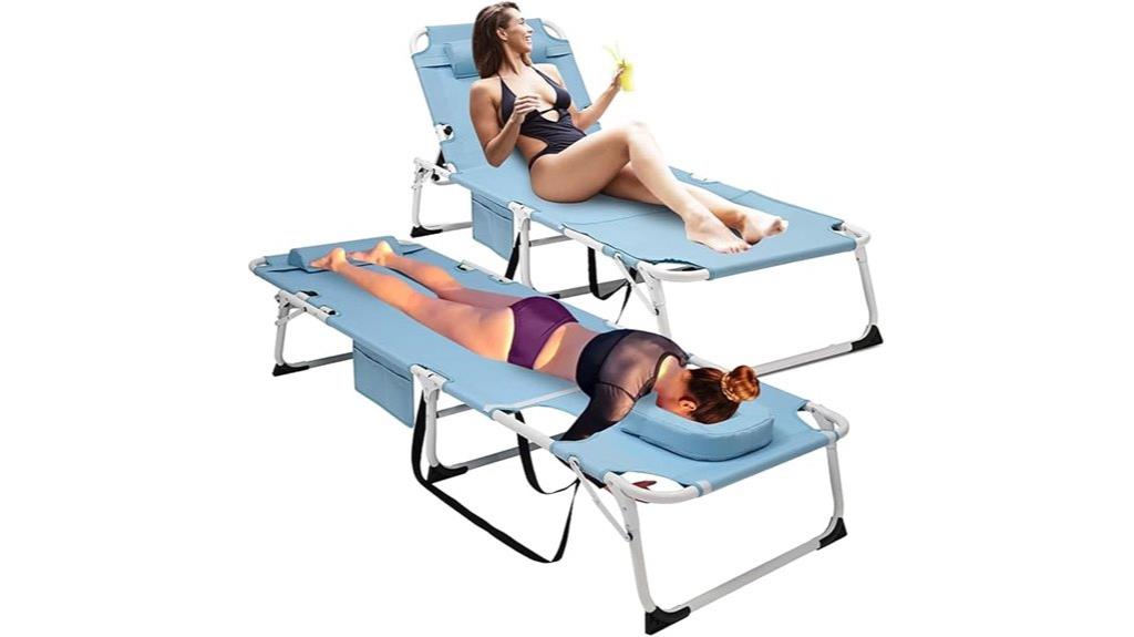 adjustable heavy duty lounge