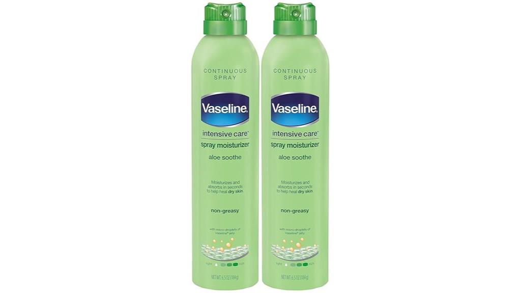 aloe soothing spray pack