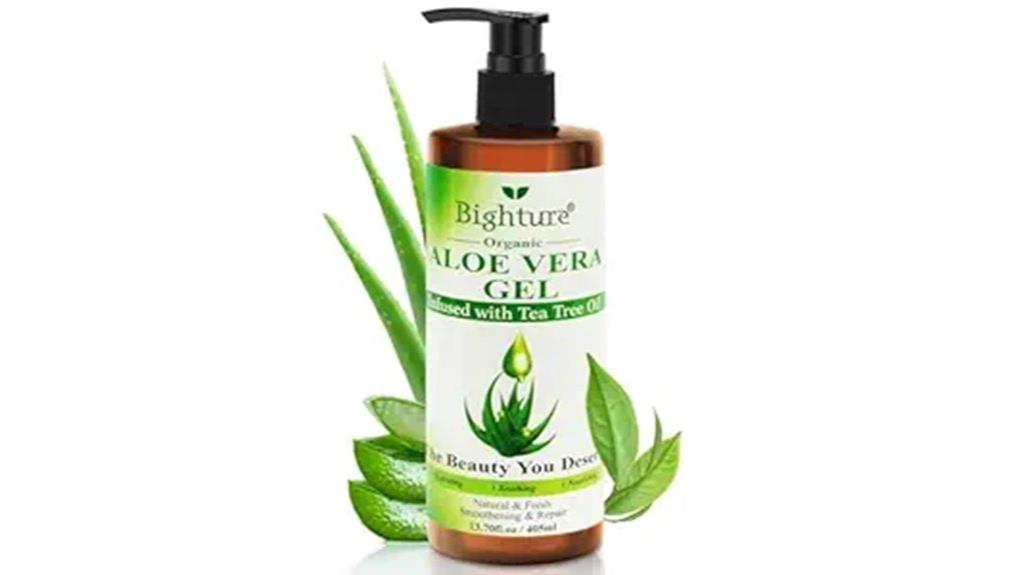 aloe vera with tea