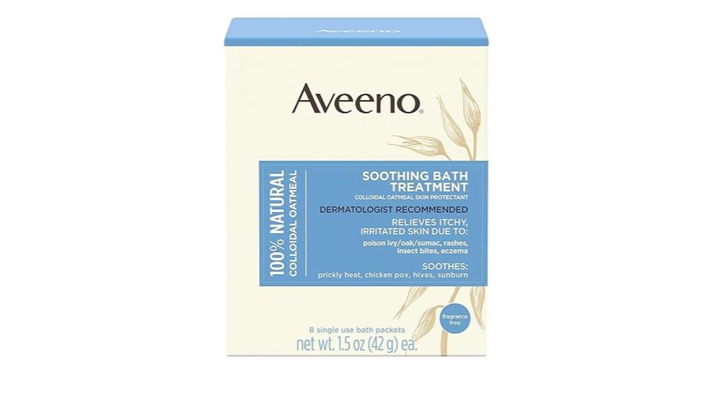 aveeno oatmeal bath packs