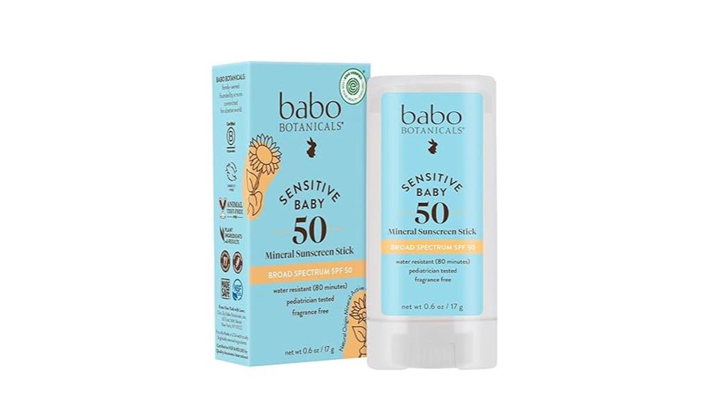 baby friendly mineral sunscreen