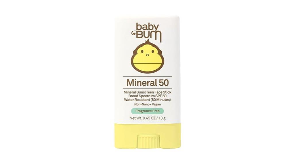 baby mineral spf stick
