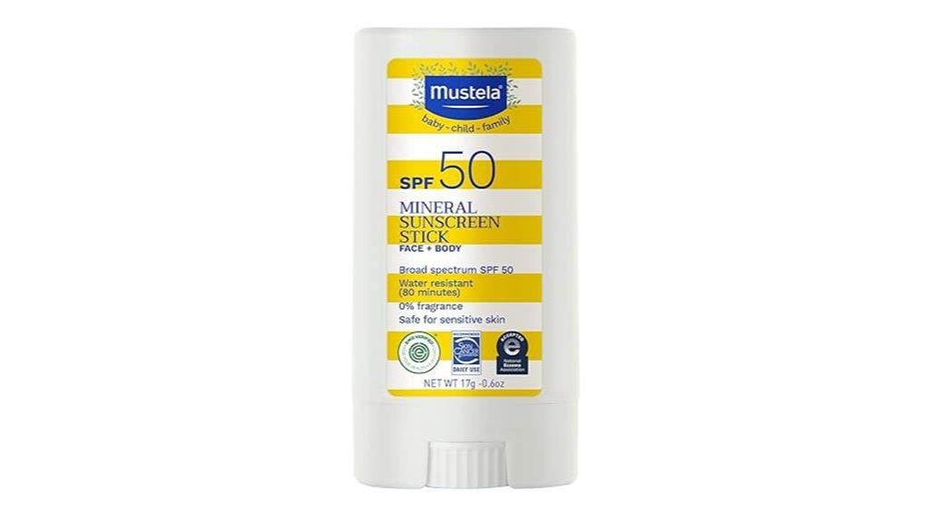 baby mineral spf stick