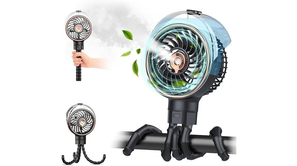 baby stroller misting fan