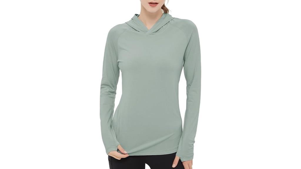 bamboo hoodie with sun protection