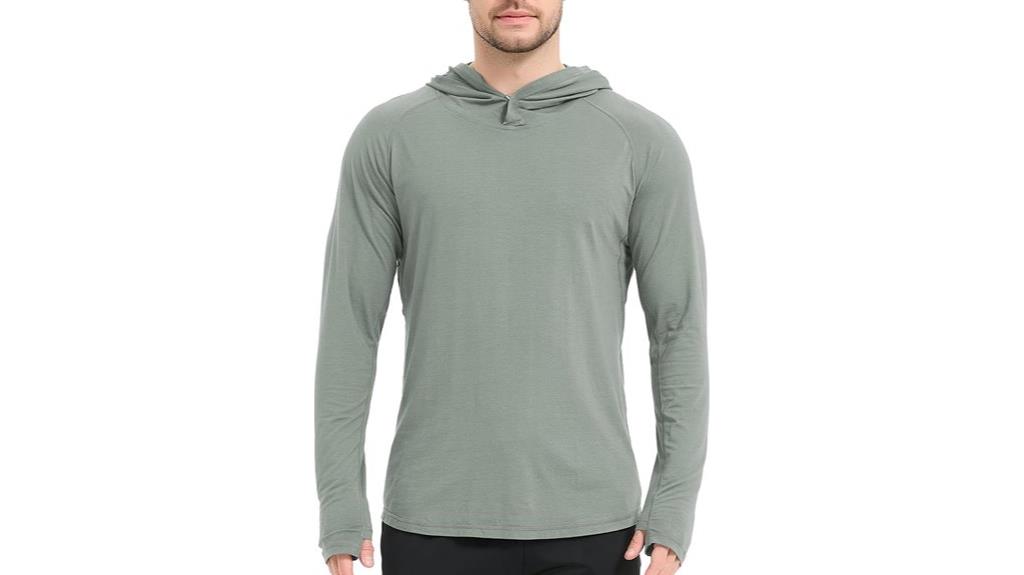 bamboo hoodie with sun protection