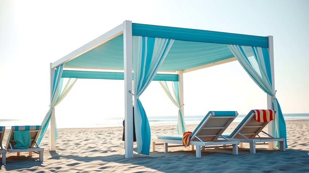 beach cabana selection factors