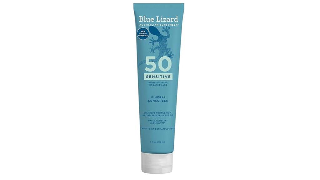blue lizard spf50 sunscreen