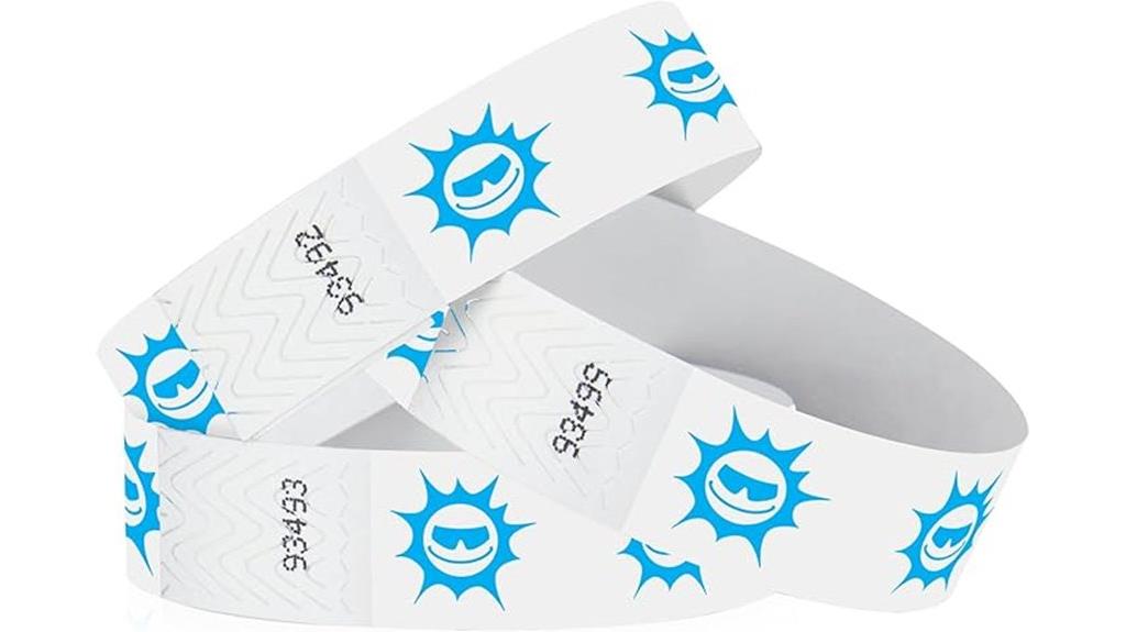 blue sun wristbands pack