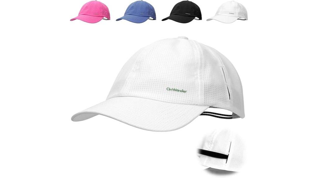 breathable athletic cap