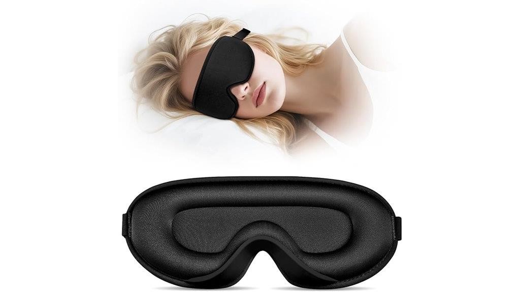 breathable side sleep mask