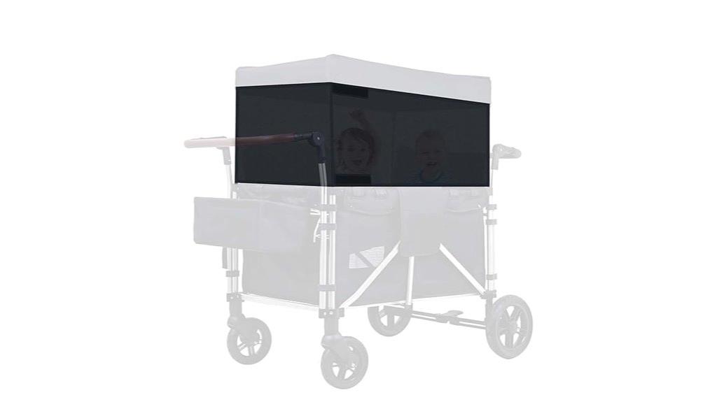 breathable wagon sunshade canopy