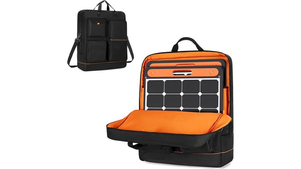 bright lined solar bag