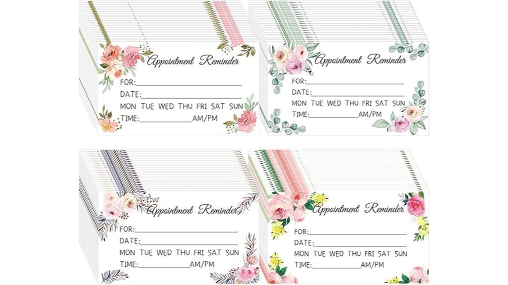 bulk appointment reminder cards