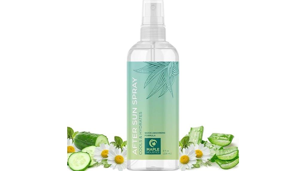 calming aloe sun spray