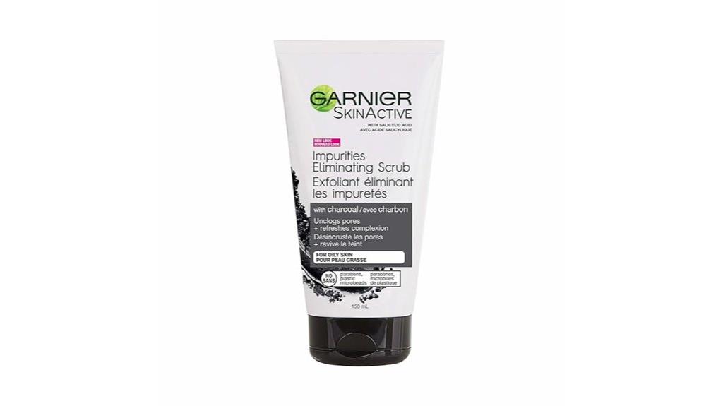 charcoal blackhead removing scrub