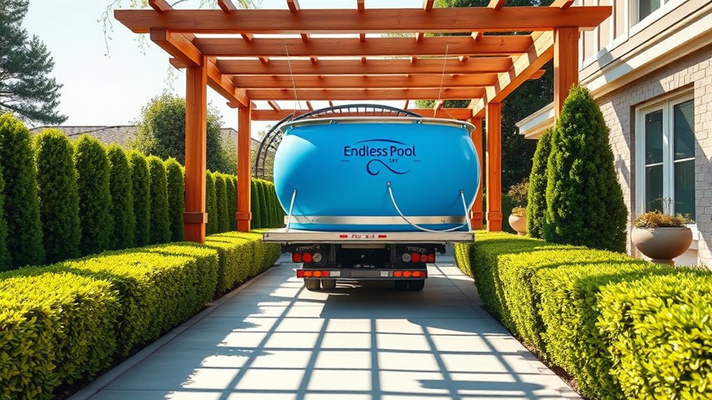 check driveway and clearance