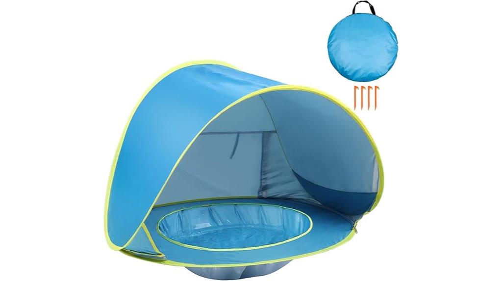 child friendly beach shelter
