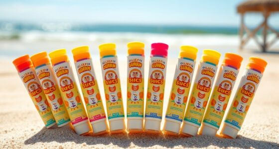 child friendly sunburn relief sticks