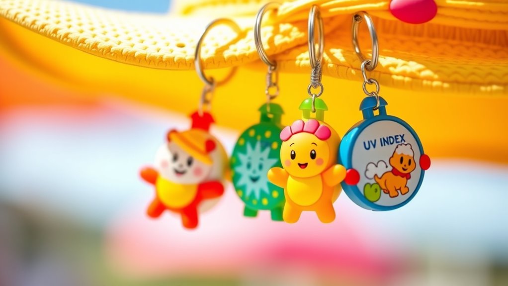 child friendly uv keychain features