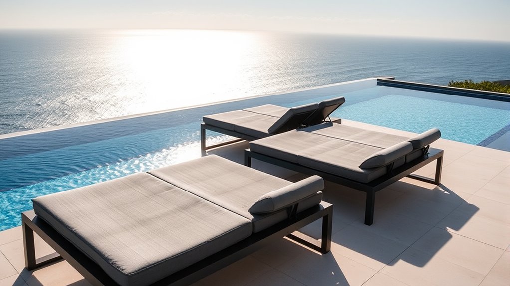 choose comfortable outdoor loungers