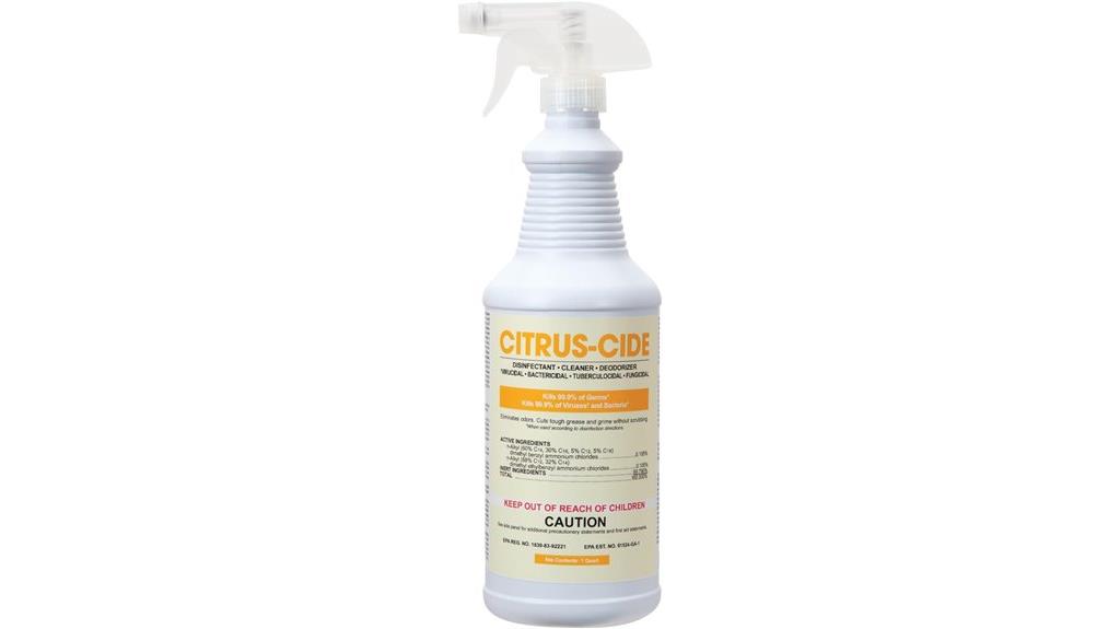 citrus disinfectant spray 32oz