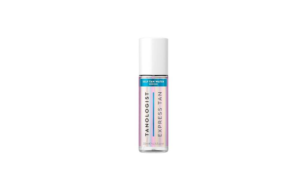 clear medium tanning mist