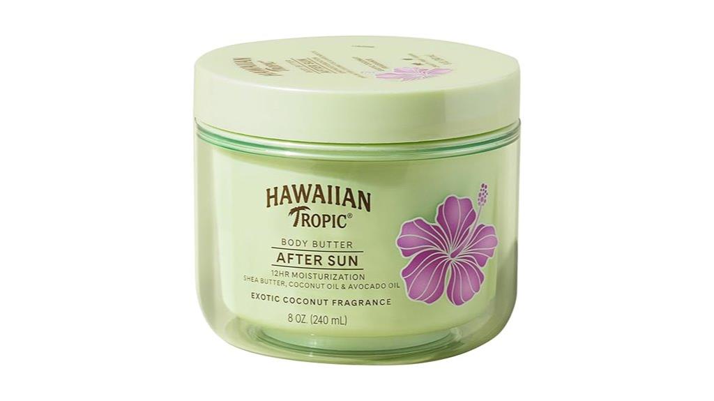 coconut infused after sun moisturizer