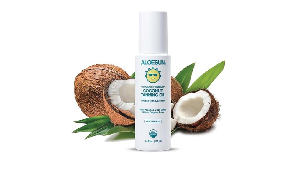 coconut lavender tanning spray