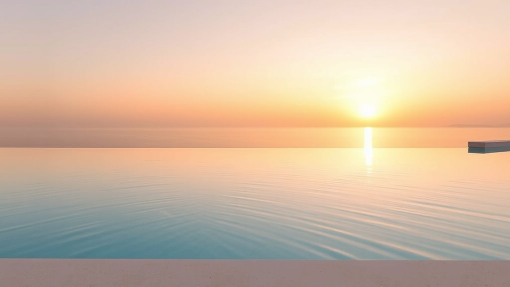 color reflection enhances tranquility